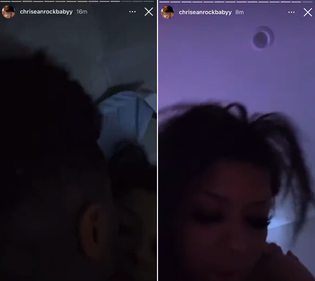 Chrisean Rock Posts Steamy Sex Tape with Blueface on Instagram ...