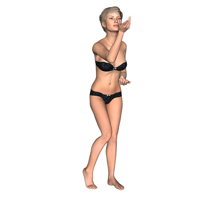 Woman Female Underwear 3D - Free image on Pixabay