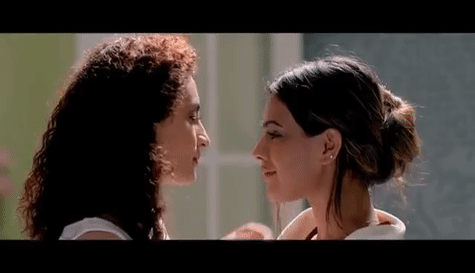 Nia Sharma Hottest Lesbian Kissing Scene !!! GIF | Gfycat