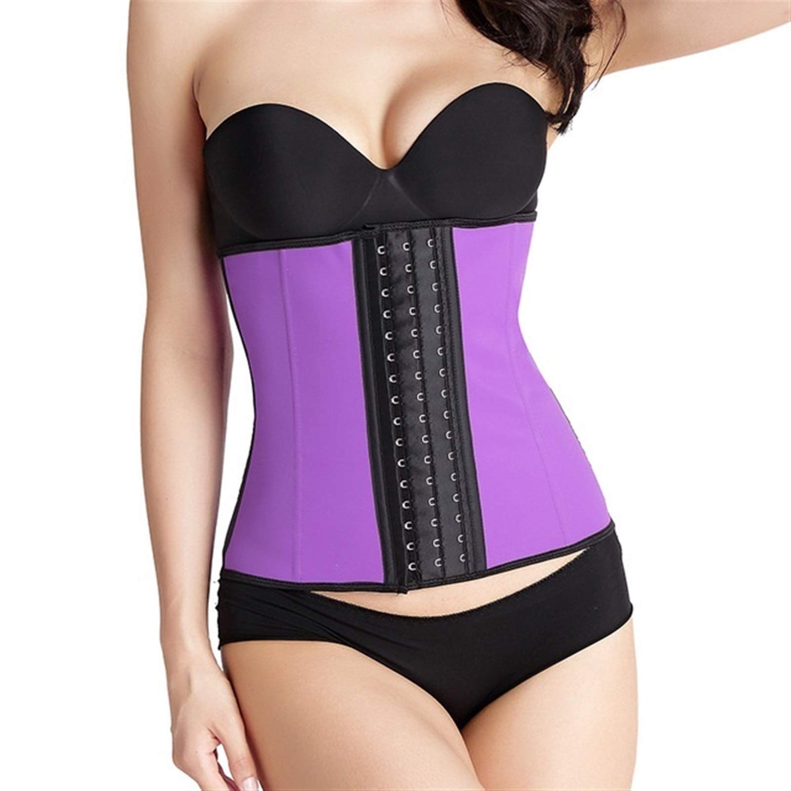 Amazon.com: WPYYI 9 Steel Bone Latex Waist Trainer Shapewear ...