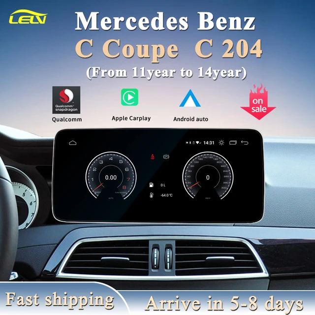 Qualcomm 8 Core 10.25inch Central Multimedia For Mercedes Benz C ...