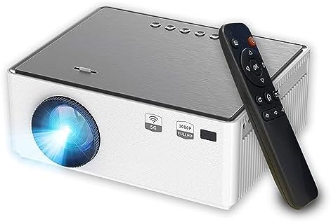 Amazon.com: Video Projector, 5G WiFi Bluetooth Projector Full HD ...