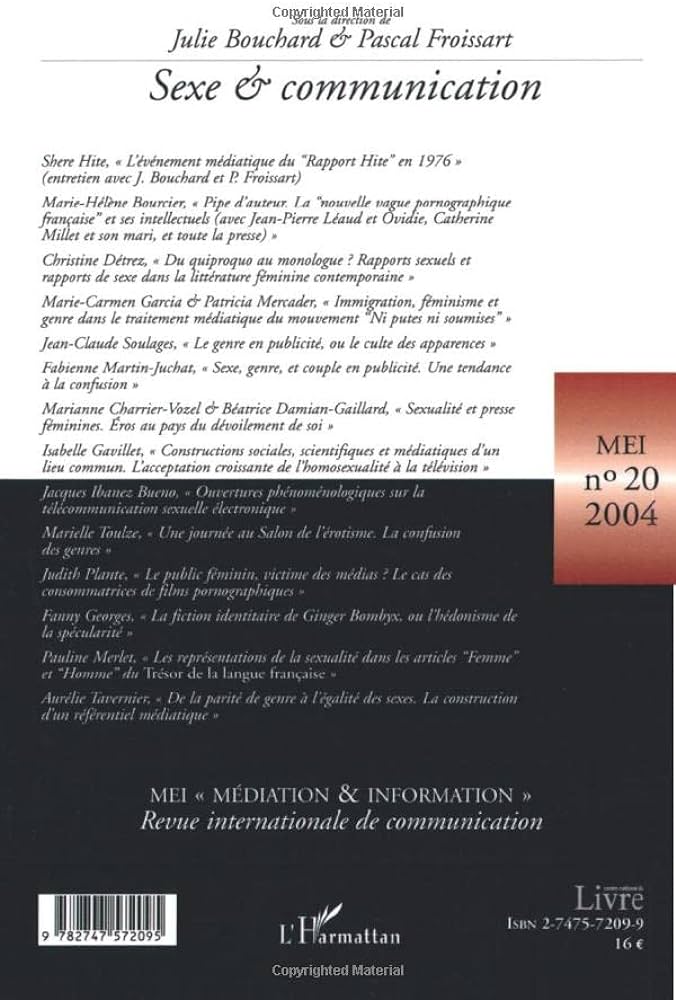 Amazon.com: Sexe et communication (French Edition): 9782747572095 ...