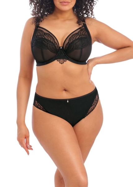 Elomi Priya Brazilian: Black: Large - Chantilly Online