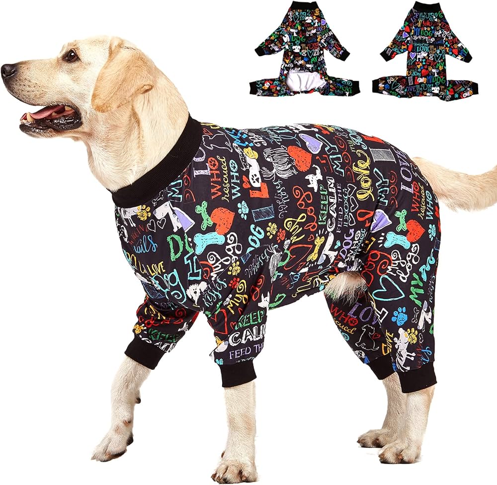 Amazon.com : LovinPet Large Dog Pajamas, Wound Care/Post Surgery ...