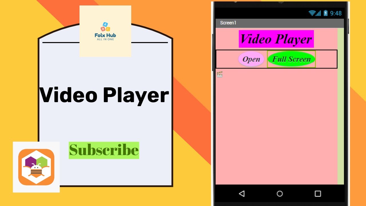 Video player App in MIT App Inventor - YouTube