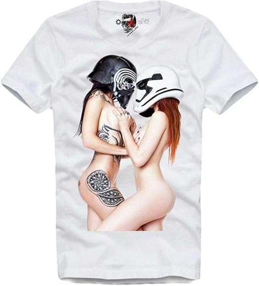 E1Syndicate T Shirt Stormtrooper PIN UP LESBIEN Porn Darth Vader ...