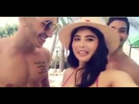 انجي خوري بلا ثياب مع شابين و ملك جمال سوريا عبدالله الحاج Sexy ...