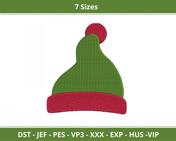 Free Santa Hat Embroidery Design - Christmas - Machine Embroidery ...