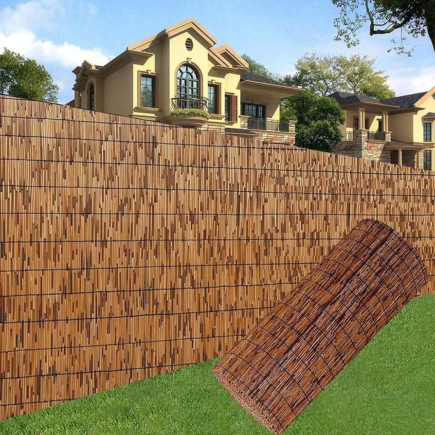 Amazon.com : Bamboo Rolled Reed Fenceing Privacy 2'H X 14'L Eco ...