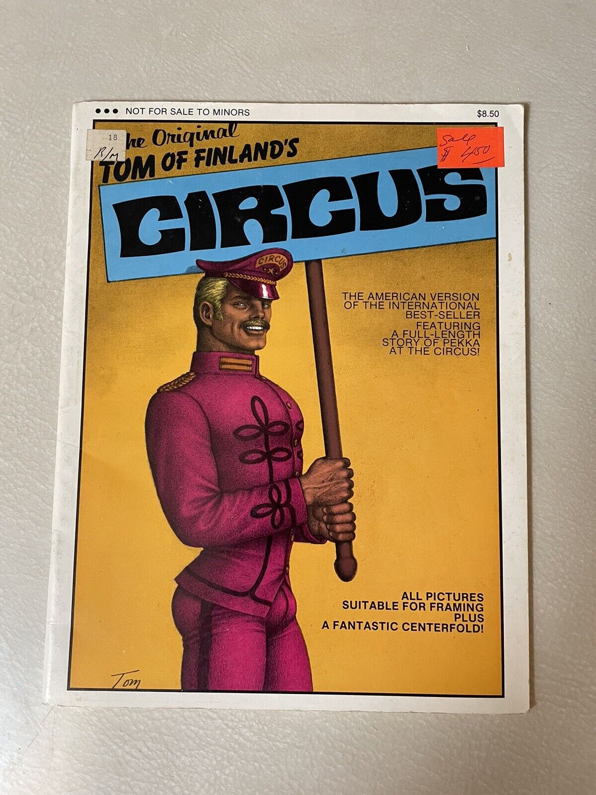 c. 1970s Tom Of Finland Circus Vintage Original Gay Art Zine Book ...