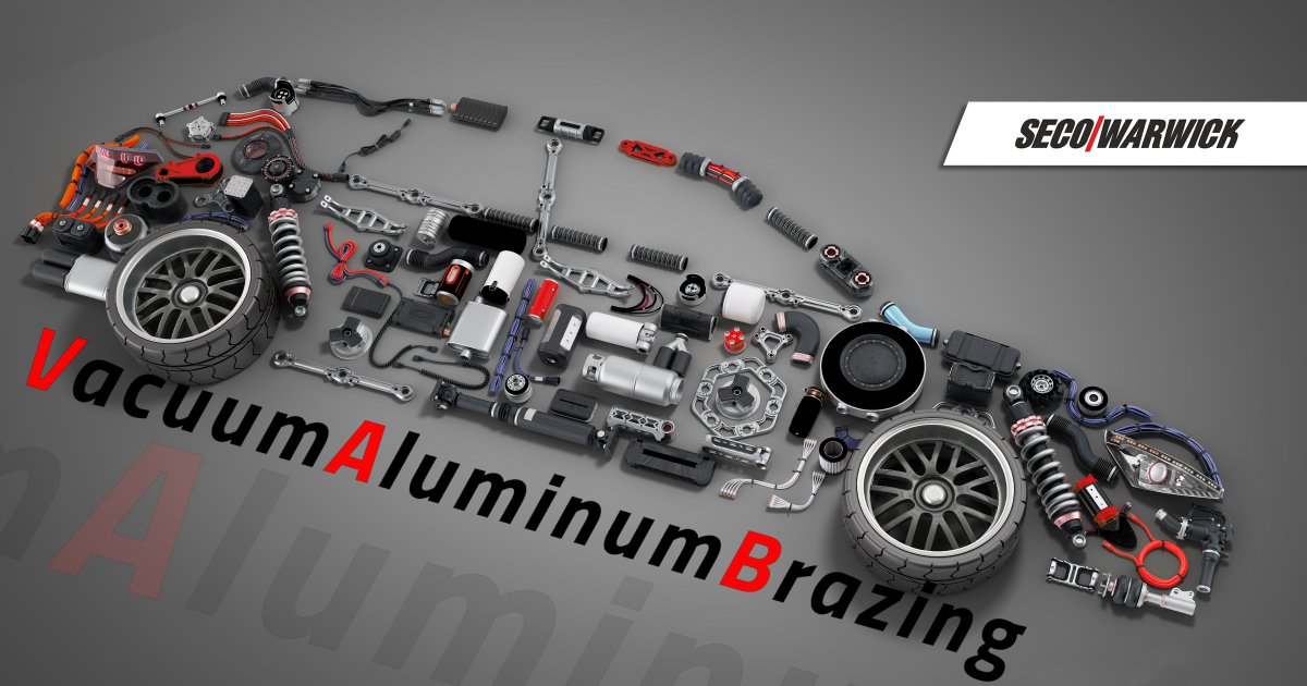 SECO/WARWICK furnace for vacuum brazing aluminum components.