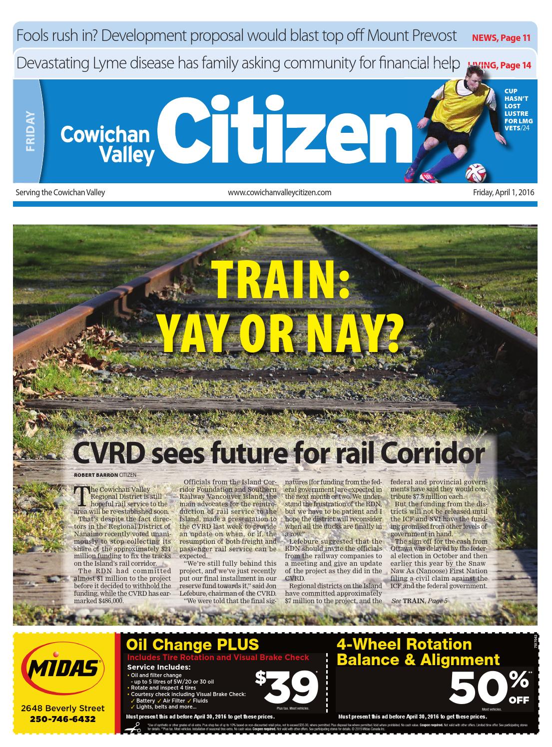 April 1, 2016 by Cowichan Valley Citizen - Issuu