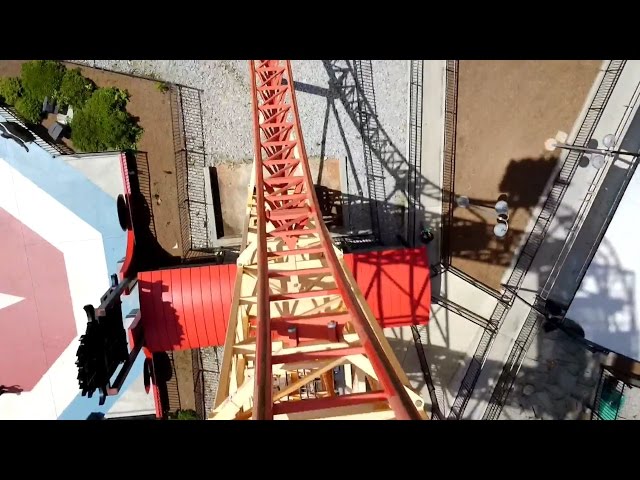 Dare Devil Dive Front Seat POV 2015 FULL HD Six Flags Over Georgia ...