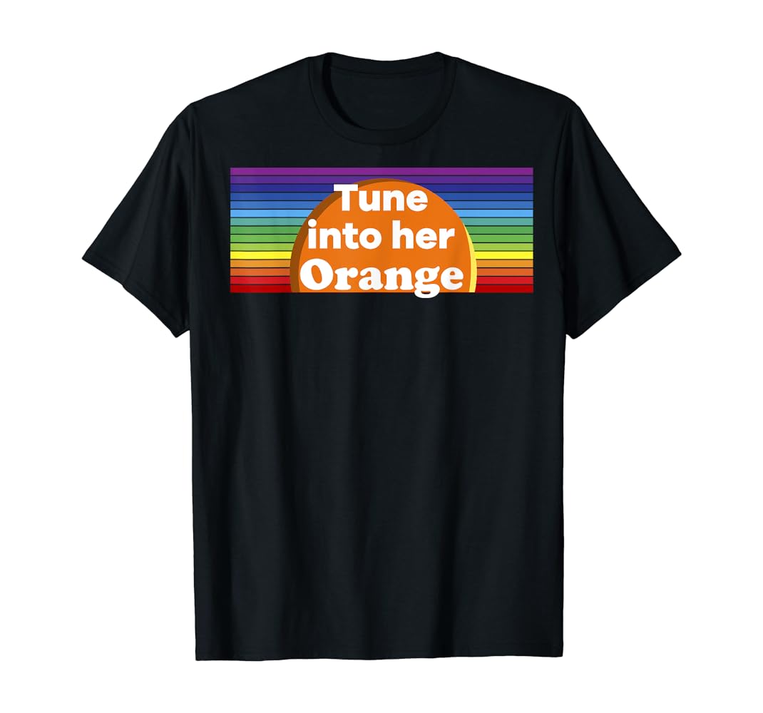 Amazon.com: Sex Education Tune Into Her Orange T-Shirt : Clothing ...