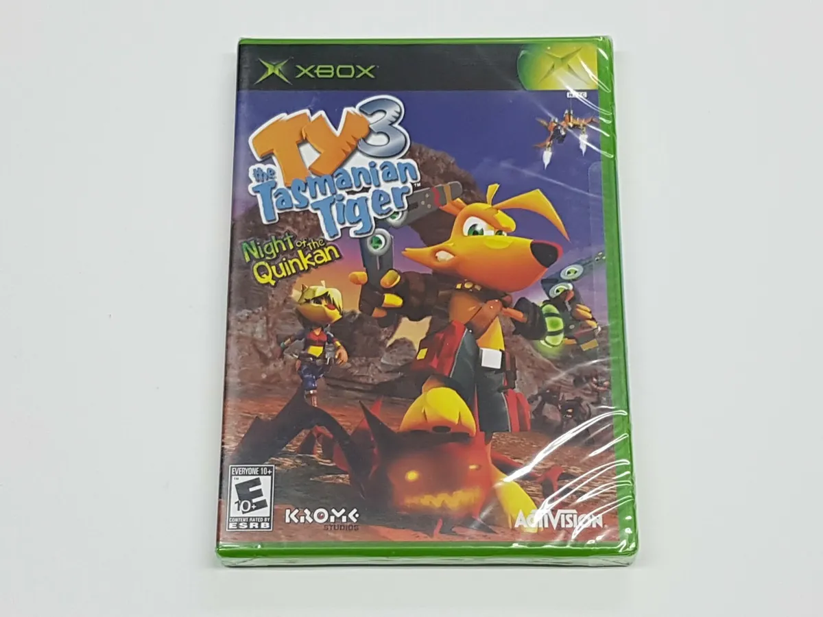 Ty 3 Tasmanian Tiger Night of the Quinkan Xbox Original Brand New ...