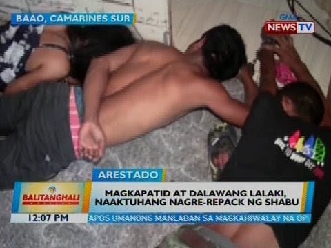 Magkapatid at dalawang lalaki, naaktuhang nagre-repack ng shabu ...