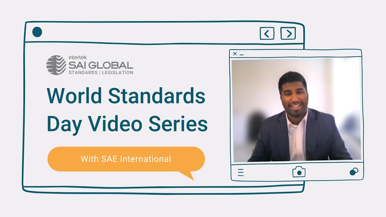 World Standards Day Video Series: SAE International | Devshan ...