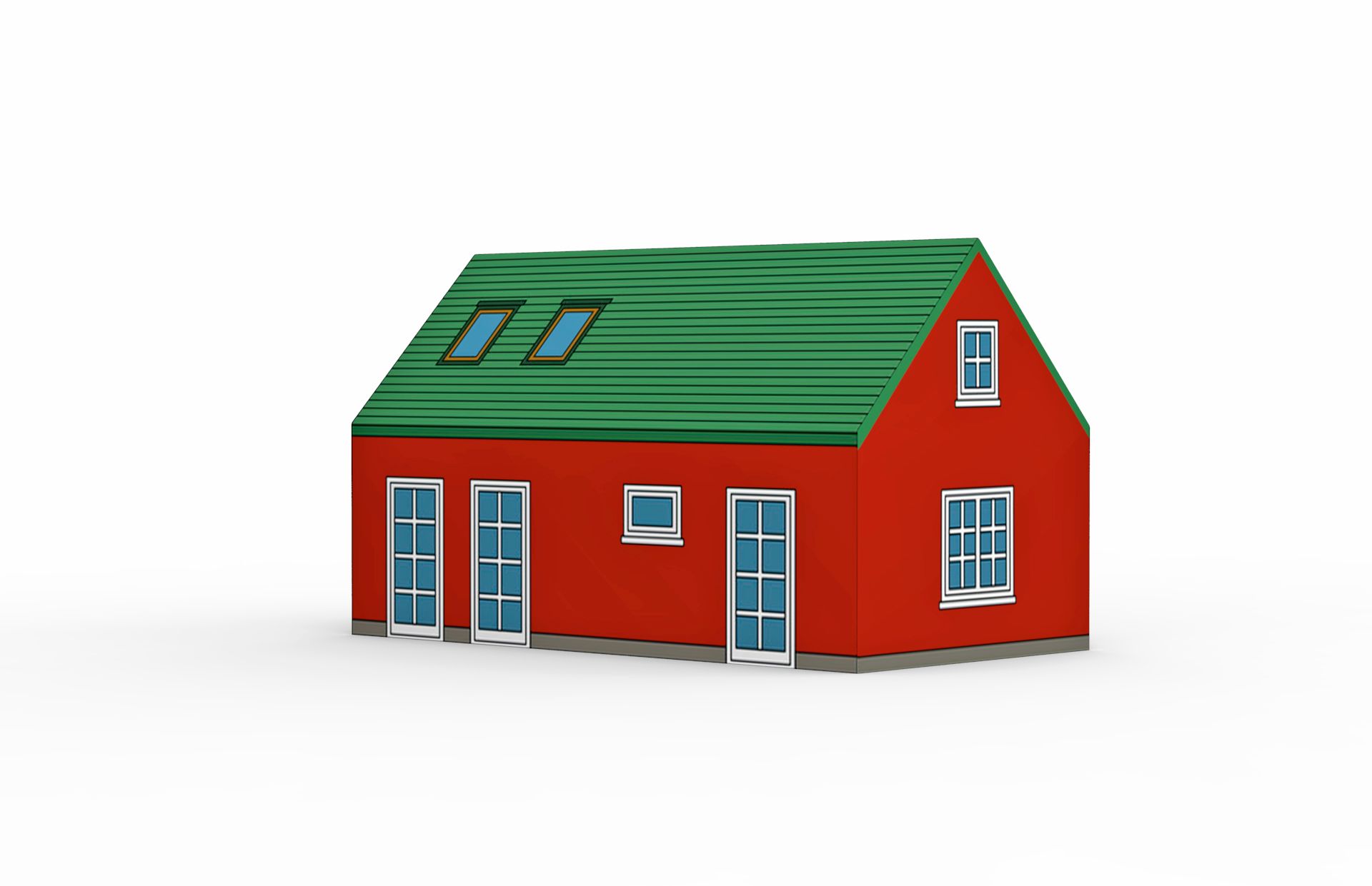 3D model Red house 3D Model $10 - .fbx .max .obj .unknown - Free3D