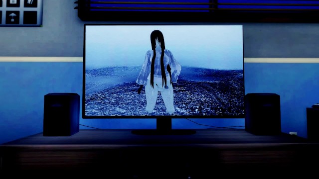 Ring: Futa Yamamura Sadako Climbs out of the TV for Fucking ...