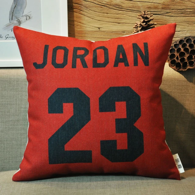 Ikea Basketball Player Jordan 23 Printed Sports Red Decorative ...