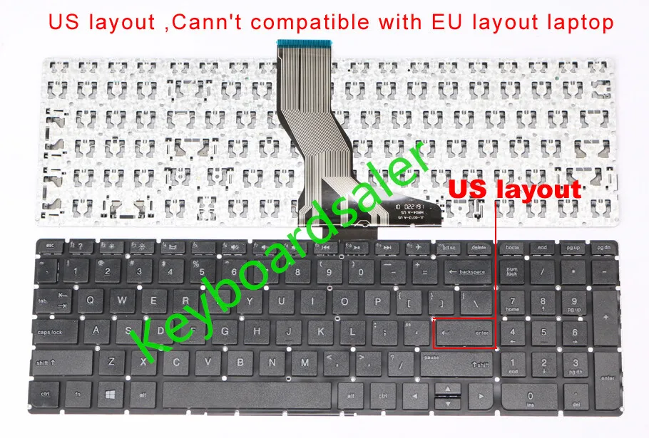 New for HP M6-W M6-Wxxxx m6-w103dx m6-w105dx m6-w010dx US Keyboard ...