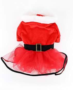 Midlee Mrs. Claus Santa Tutu Dog Dress (XXX-Large ... - Amazon.com