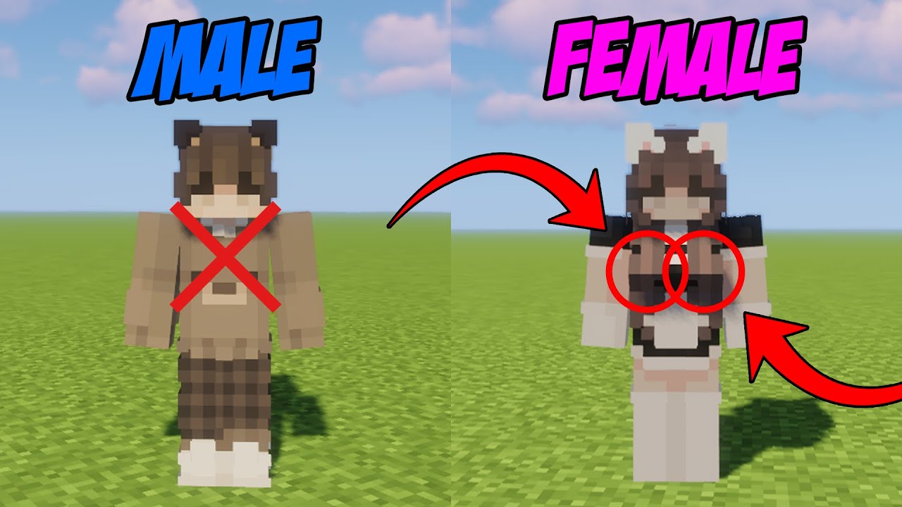 Minecraft Female Genders Mod | Breasts and Bounce Intensity - YouTube