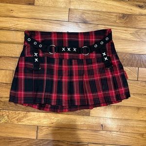 Tripp nyc | Skirts | Tripp Nyc Xxx Gothic Emo Plaid Mini Skirt ...