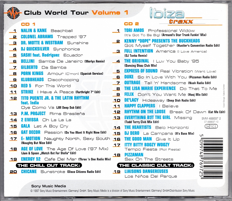 Ibiza Traxx Club World Tour - 1997 - Music Compilations - Record ...