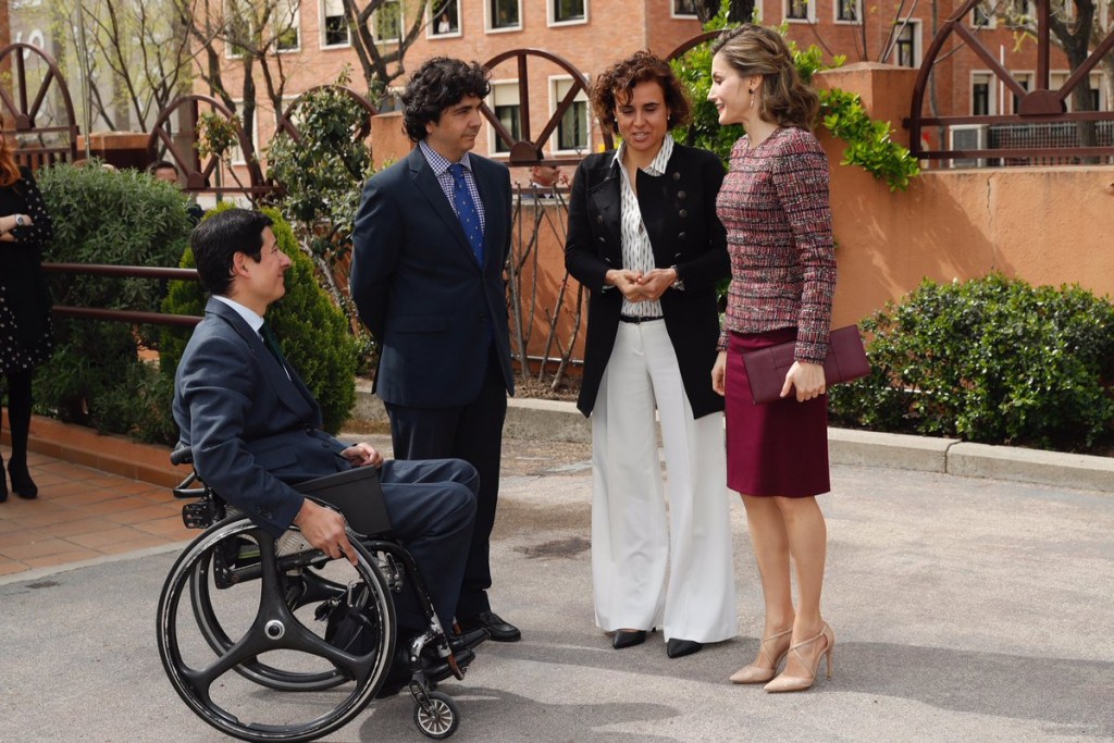 Queen Letizia attends a Working meeting at Royal Board on ...