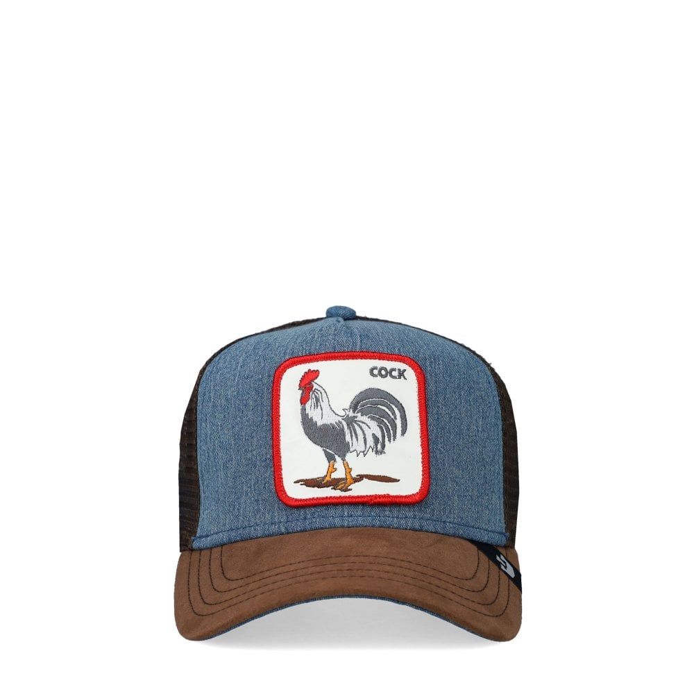 Goorin Bros Denim & Camel Big Strut Cock Trucker Cap - Caps & Hats ...