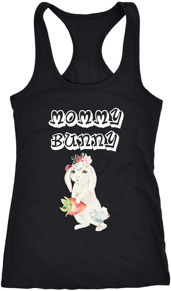 Amazon.com: Mommy Bunny Tank Top Mom Tanks Cute Rabbit Pet Gift ...