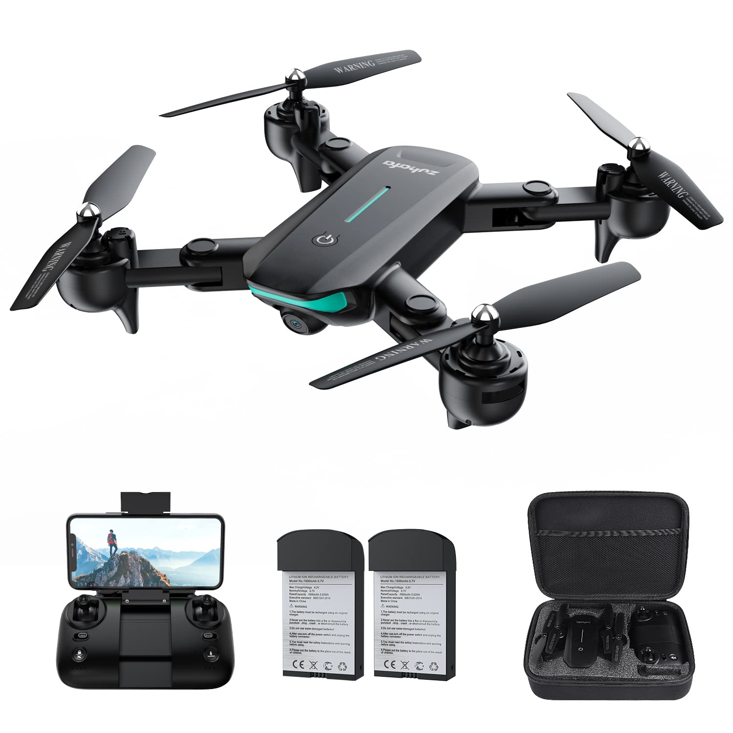 Amazon.com: Drone with 1080P HD Camera for Beginners,WiFi FPV ...