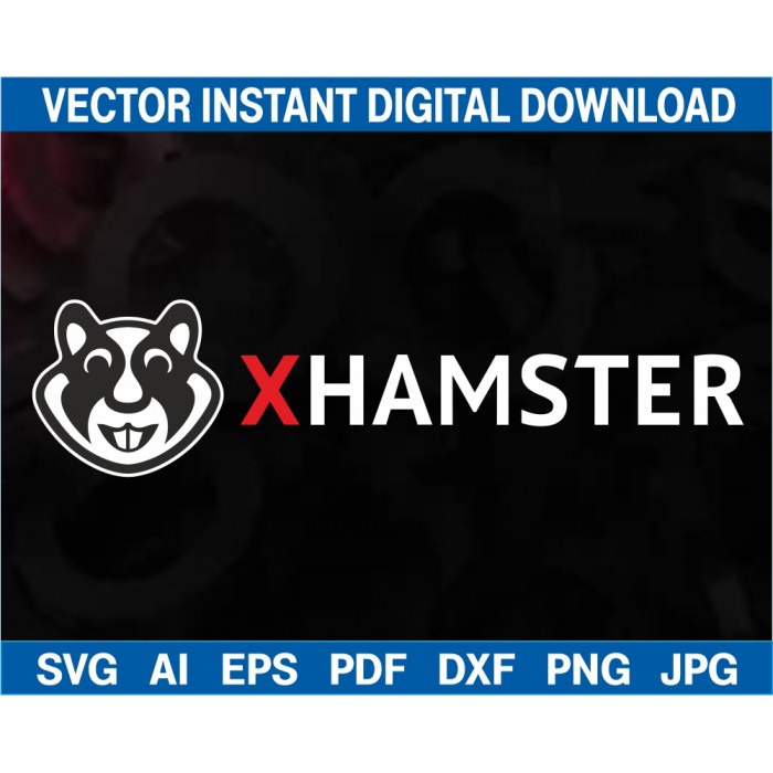 Xhamster logo svg, vector, Silhouette, Cricut, cameo