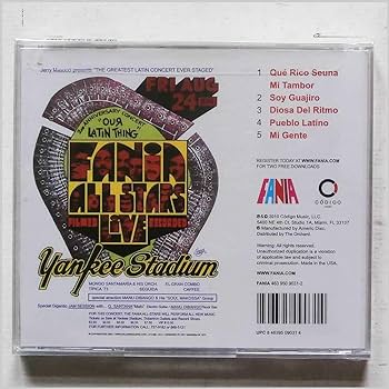 FANIA ALL STARS - Live at Yankee Stadium 1 - Amazon.com Music