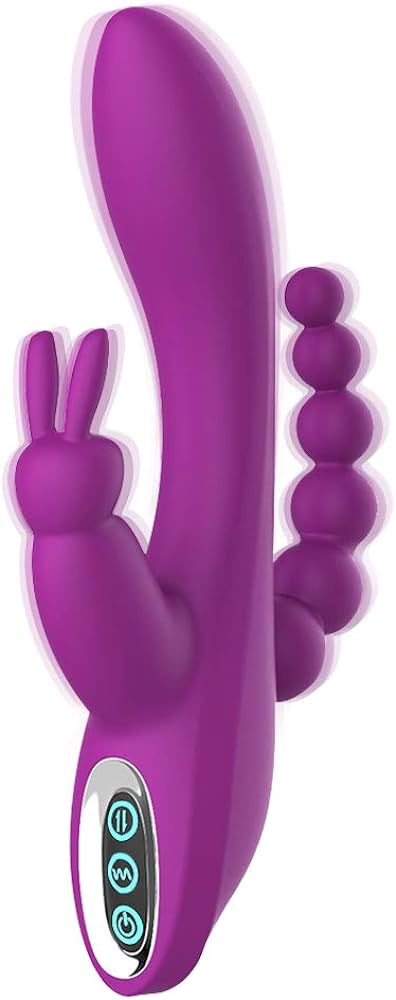 Amazon.com: 3 in 1 G-Spot Rabbit Anal Dildo Vibrator Adult Sex ...