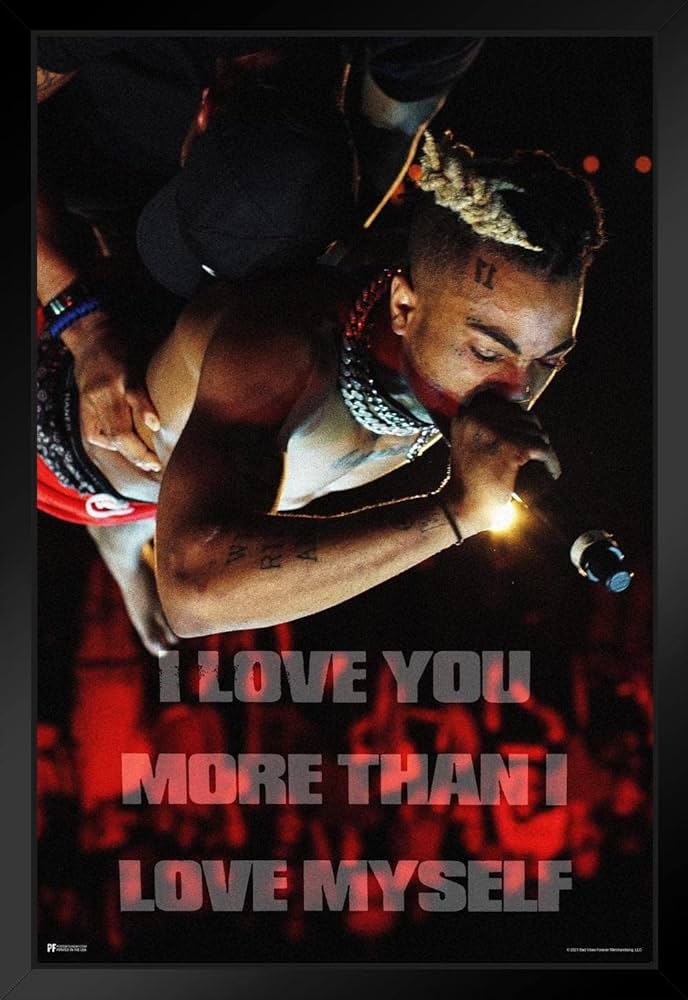 Amazon.com: XXXtentacion Poster I Love You More XXXtentacion Merch ...