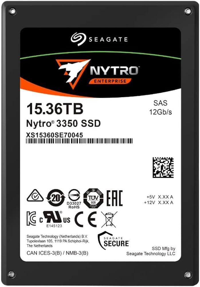 Amazon.com: Seagate Nytro 3350 XS15360SE70045 - SSD - Scaled ...