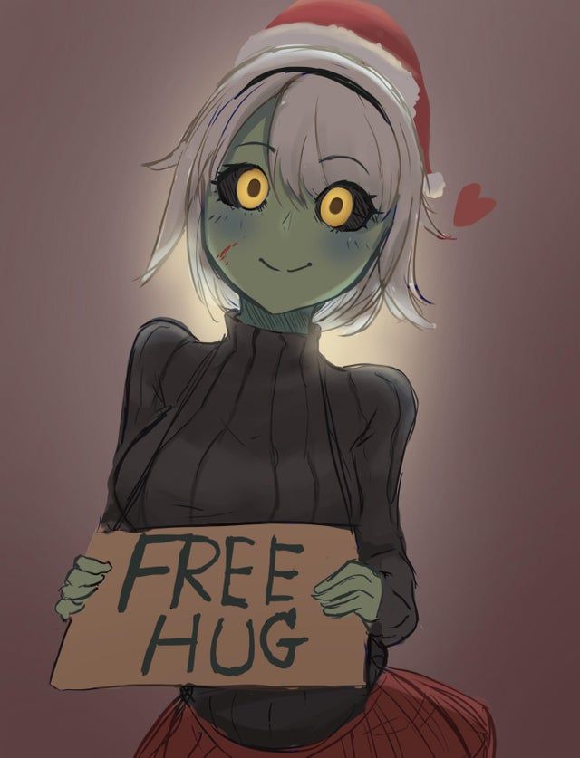 Merry Christmas! Get your free hug. One per person only ...