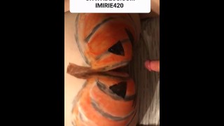 HALLOWEEN 2023 PUMPKIN PAINTED ASS GETS SMASHED - Pornhub.com