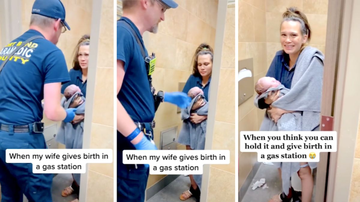 Pregnant mom 'thinks she can hold it,' accidentally delivers her ...