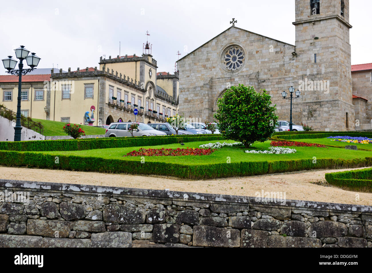 Ingreja Matriz Church,The Camera Municipal Town hall overlooking ...