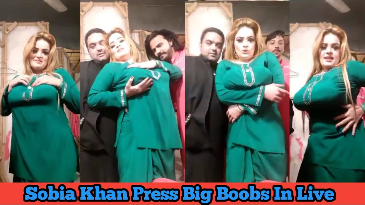 Sobia Khan Press Big Boobs In Live | Sobia Khan Hottest Mood With ...