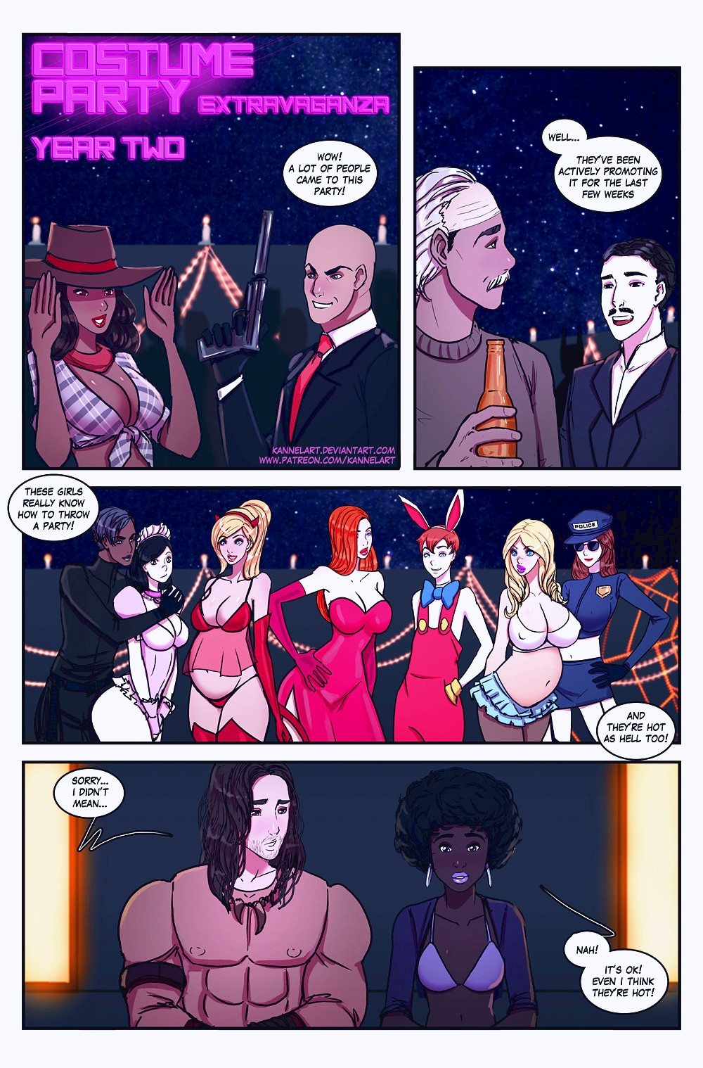 Costume Party Extravaganza Year Two porn comic - the best cartoon ...