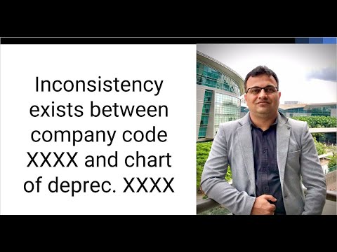 Asset Accounting Error: Inconsistency exist between company code ...