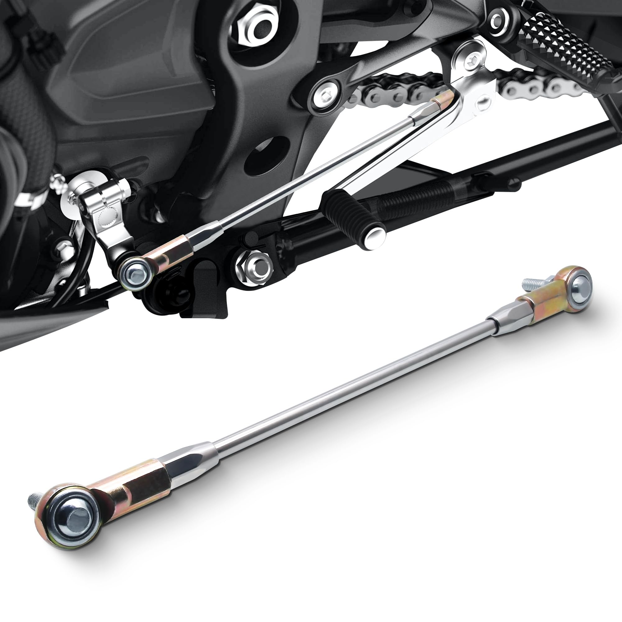 Amazon.com: RENO 9675 Chrome Shift Linkage - Touring FLH C X S XS ...