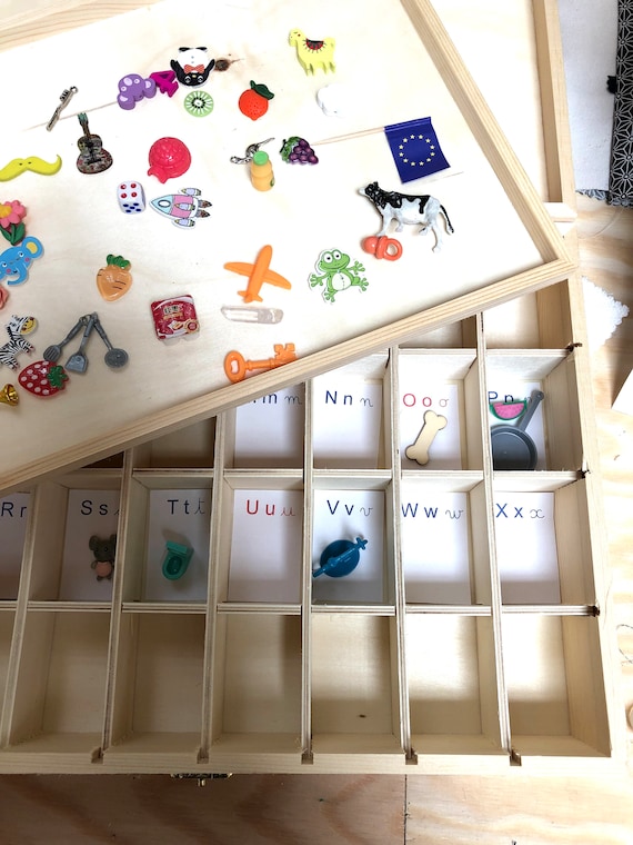 WOODEN SOUND BOX Montessori Phonology Box Speech Therapist - Etsy ...