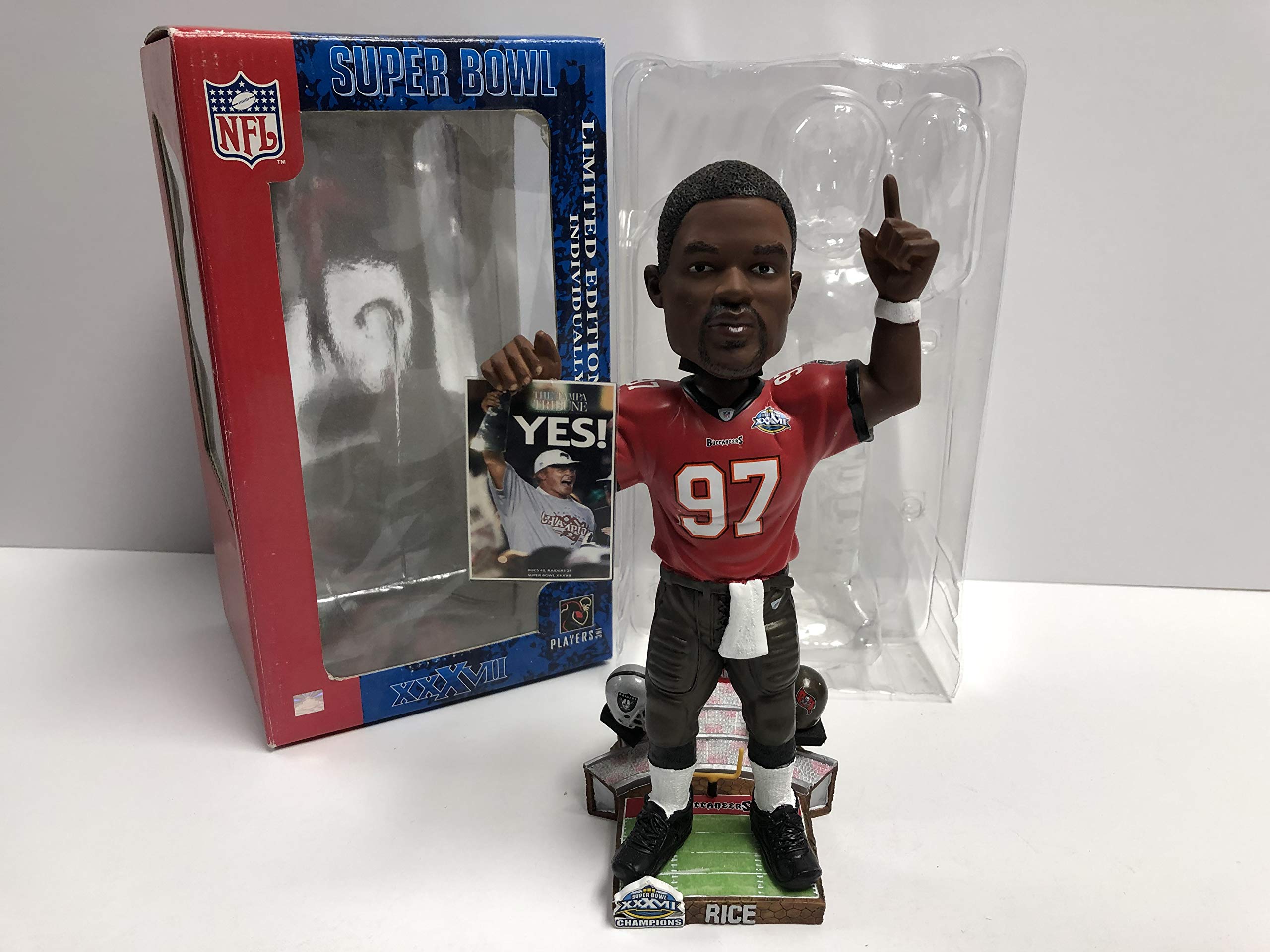 Simeon Rice Newspaper Champions Limited Edition Bobble Bobblehead ...