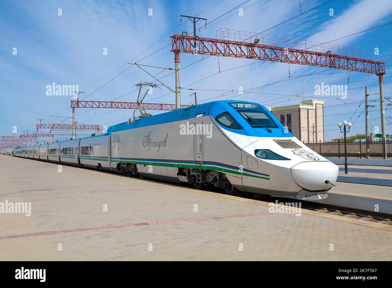 Afrosiyob high speed train hi-res stock photography and images - Alamy